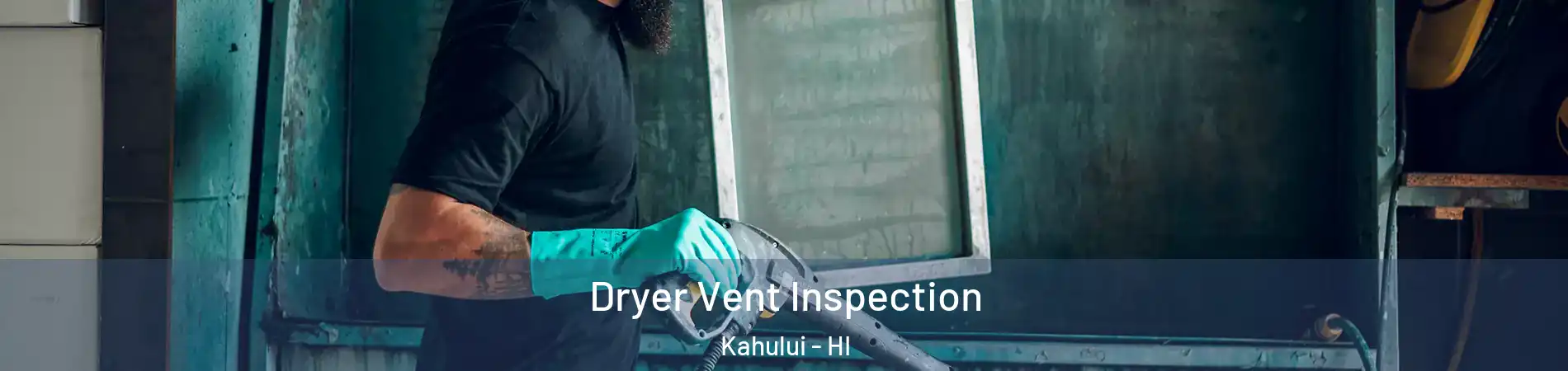  Dryer Vent Inspection Kahului - HI